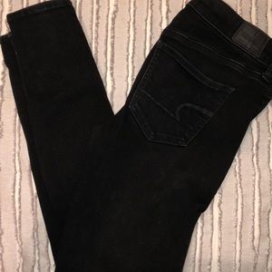 American Eagle Black Jeggings - Sz4